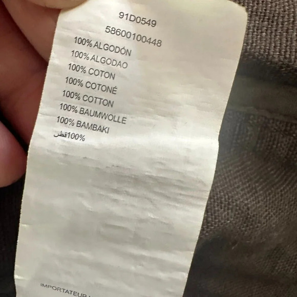 Sfera Jacket Womens Size Small Brown Safari Coat Textured Button Front Front Tie - Picture 16 of 16